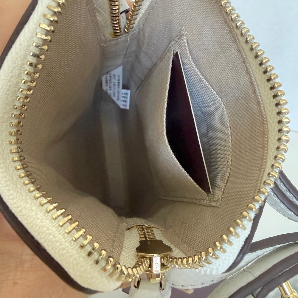 Radley London Spring Daze Leather Phone Crossbody Bag Open White Scottie Dog - Picture 8 of 14